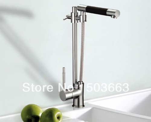 pull out kitchen sink faucet with vacuum breaker
