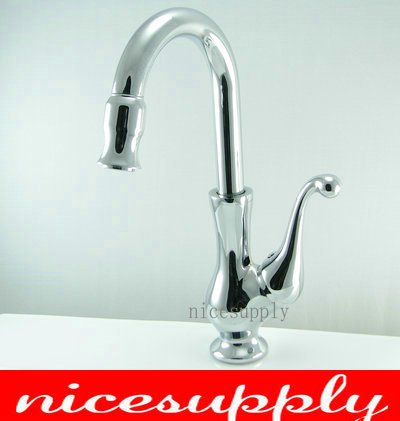 Vessel faucet chrome kitchen swivel sink Mixer tap vanity faucet b497
