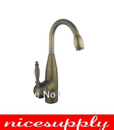 antique brass faucet bath kitchen basin sink Mixer tap b663