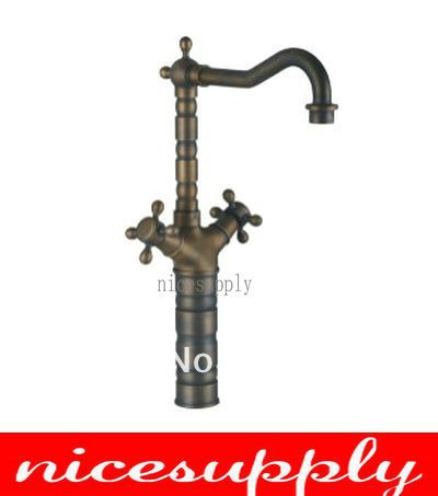antique brass faucet kitchen basin sink Mixer tap b631