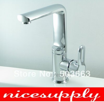 chrome Faucet Bathroom basin faucet sink Mixer tap vanity faucet b386