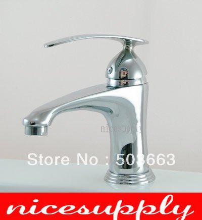 chrome Faucet Bathroom basin sink mixer tap vanity faucet b383