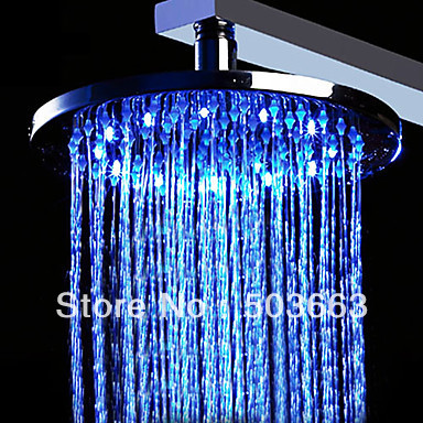 luxury 8 inch led faucet mixer tap chrome bathroom shower Head with arm vanity faucet L-167