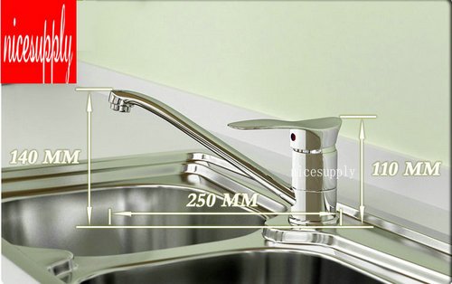 Faucet chrome kitchen sink  Mixer tap b393 luxurious swivel kitchen faucets