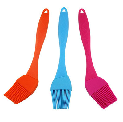 2013 New Arrival FDA Test Heat Resistance Soft Silicone Brush Butter / Sweep / Cake /Bread /BBQ Brush Free Shipping CV3118