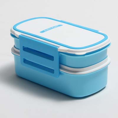 2013 New Arrival Super Quality Sealing Up Double Layer 1400ML PP Plastic Kids Lunch Box Microwave Oven Bento Box 20*11.8*10.3CM