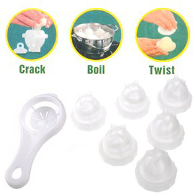Egg Tools As See On TV Hard Boil Eggs Without The Shell Egg Seperator Kitchen Tool Color Box Packing