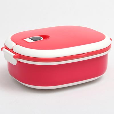 Single Layer Food Grade Student Lunch Box 1050ML Food Container Microwave Oven Plastic Bento Lunch Box For Kids 20*14.6*8.3cm