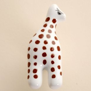 single hole giraffe Animal World cartoon ceramic knobs for drawer/wardrobe/cupboard/shoe cabinet