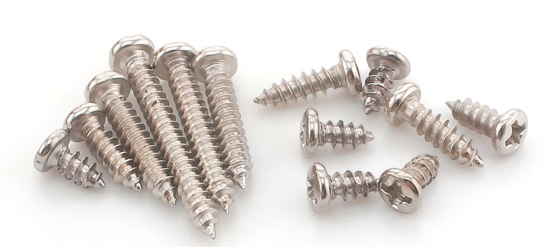 1000pcs/lot m2*4 steel with nickel pan head phillips self tapping screw