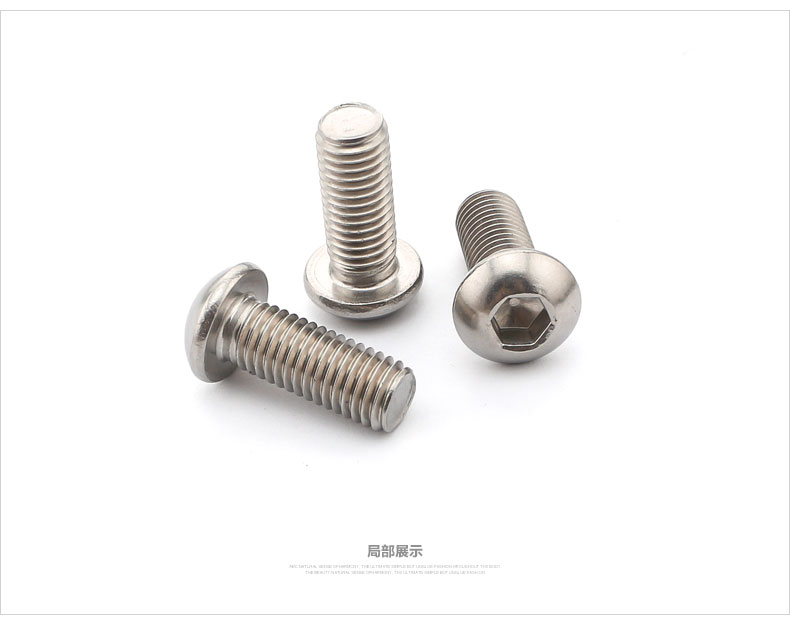 200pcs per lot metric thread m3x40mm m3*40mm 304 stainless steel hex socket head cap screw bolts