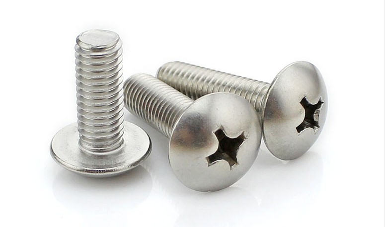 50ps/lot stainless steel m4*50 cross recessed truss head machine screw