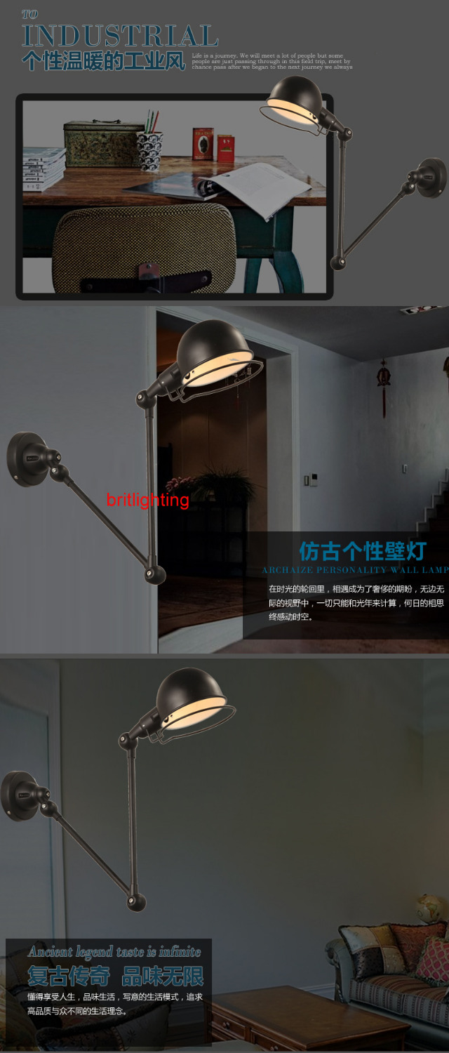 expansion wall lamps bedroom stretch wall lights living room extension wall sconces modern wall lighting swimming arm sconce