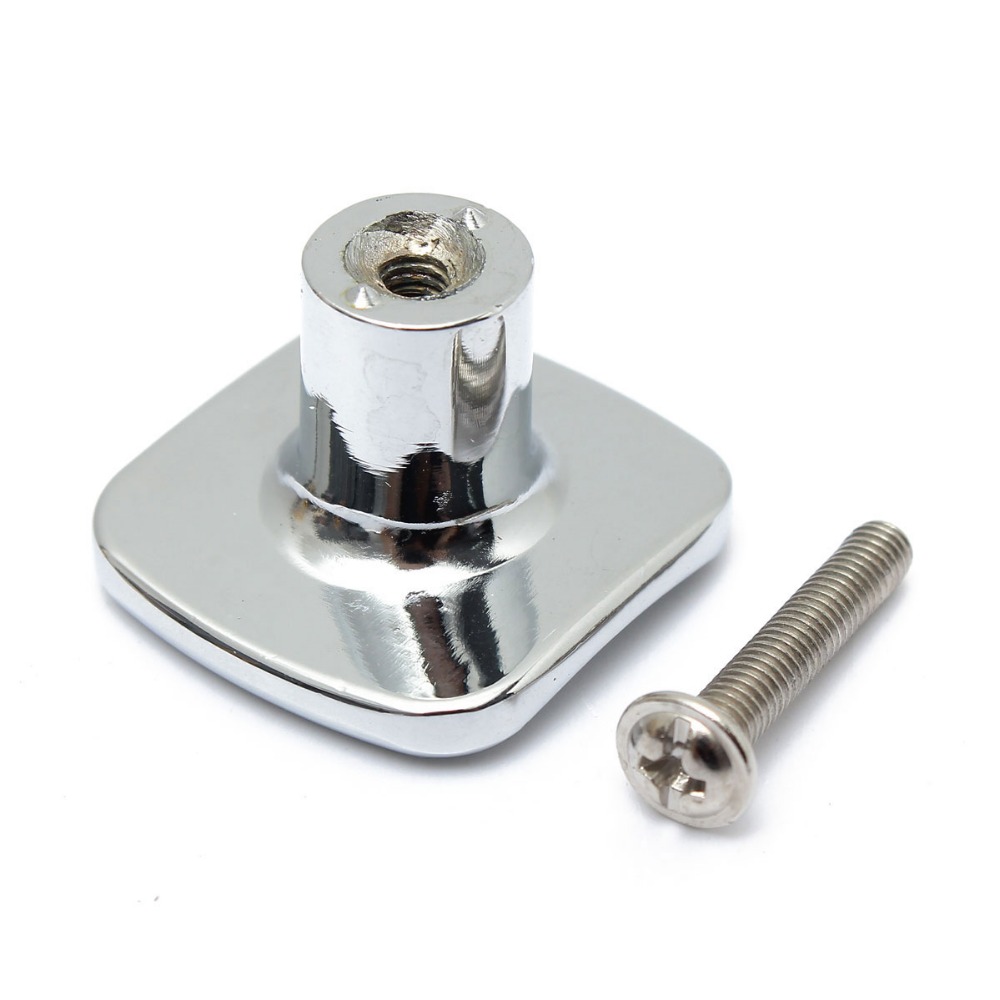 new 1pc 30mm zinc satin nickel knob pull handle kitchen cabinet hardware with screw