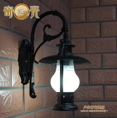 10w led 110v/220v outdoor wall lights waterproof vintage kerosene lamp aluminum die casting outdoor led wall sconce - Click Image to Close