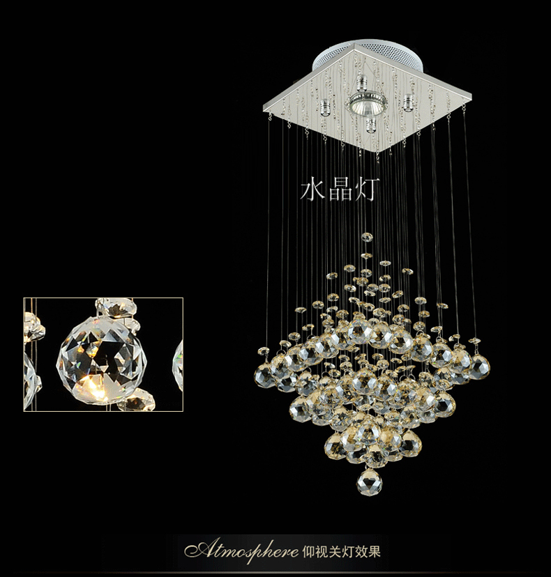 amber crystal special lighting fixtures modern art crystal pendant lamp aisle lighting long spiral crystal pendant lamp - Click Image to Close