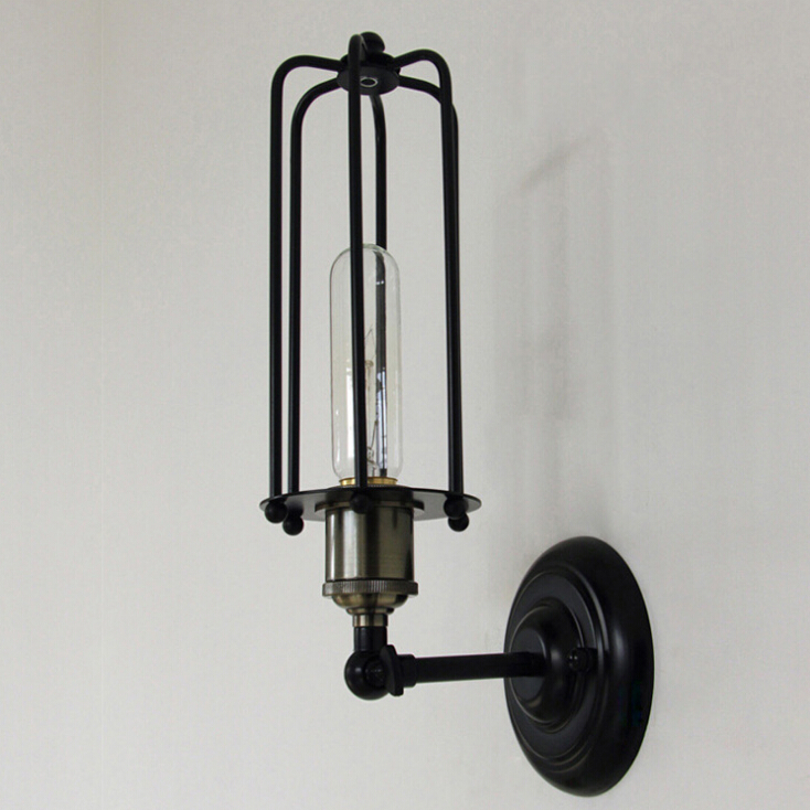 american style classical new arrival antique black finish antique wall lamp with e27 vintage edison wall lamp 40w,110v/220v