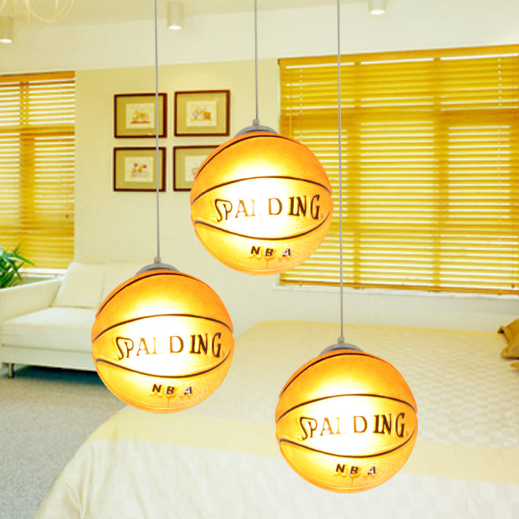 basketball pendant lights kid's room pendant lamps children's room hanging lamp china led glass ball pendant lamp basketball