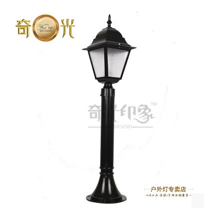 black/bronze110v/220v outdoor led lawn lamp waterproof garden lights outdoor lamps streetlights tall-column