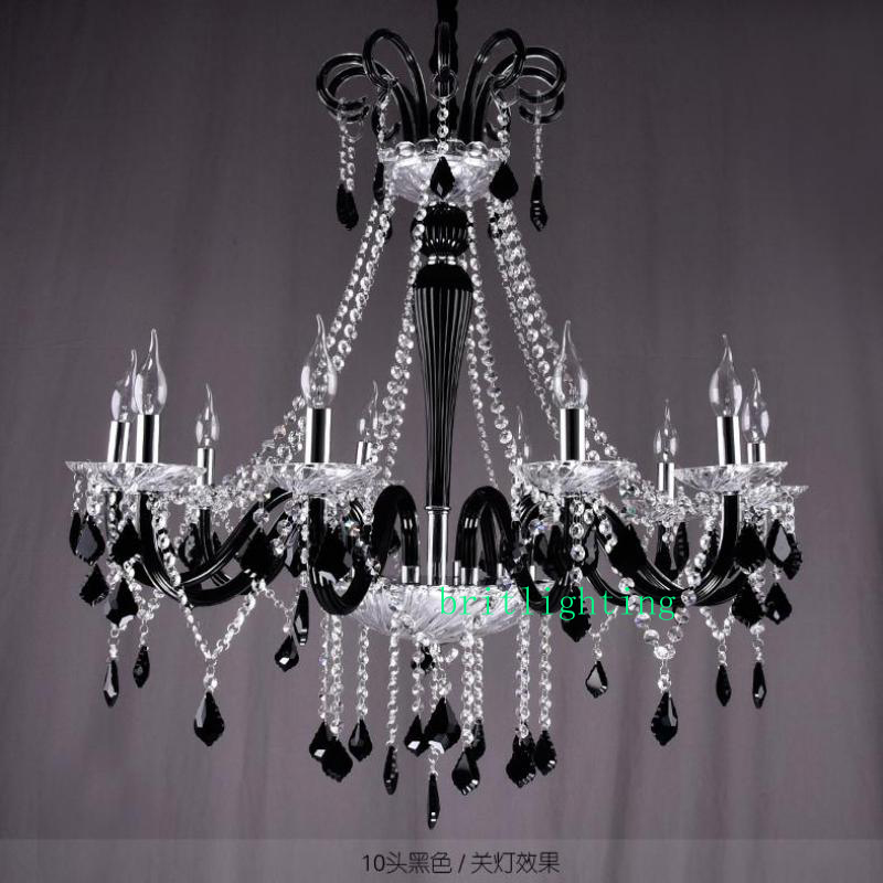 black crystal chandeliers led transparent crystal light modern black chandelier crystal pendants modern led chandelier kitchen