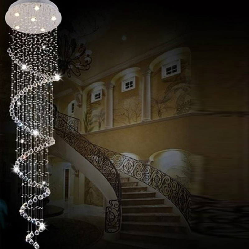 crystal chandelier raindrop spiral crystal chandeliers modern led chandelier living room rope chandelier led hallway lighting