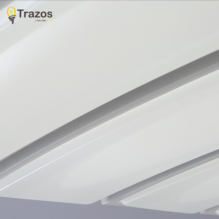 delicate acrylic shade led ceiling light for living room in 2016 new luminaria teto sala lustre com controle remoto