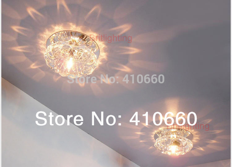 embed 3w led ceiling spot light crystal pendant light led lamps lighting for home ac200v ac220v ac230v ac240v luminaire abajur