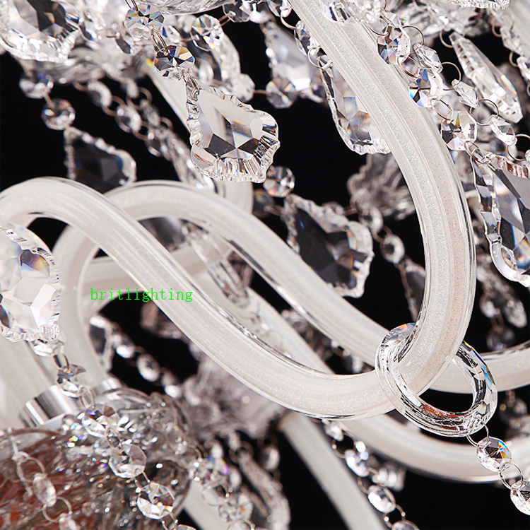 large crystal chandelier 18 arms luxury crystal light fashion chandelier crystal light modern large chandeliers staircase lamp