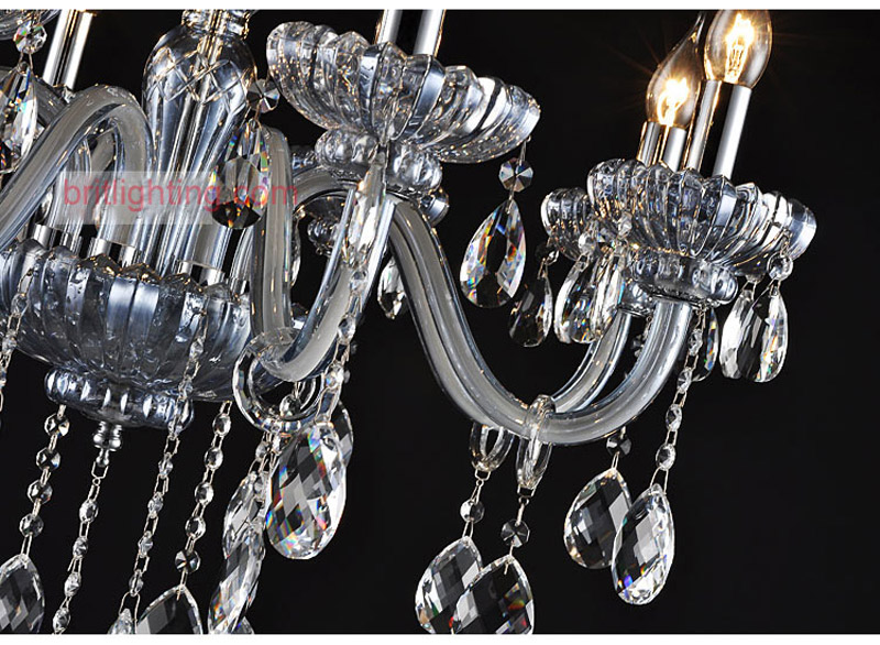 led chandelier luxury crystal lighting fashion chandeliers crystal modern smoky grey chandeliers lighting bars budget chandelier
