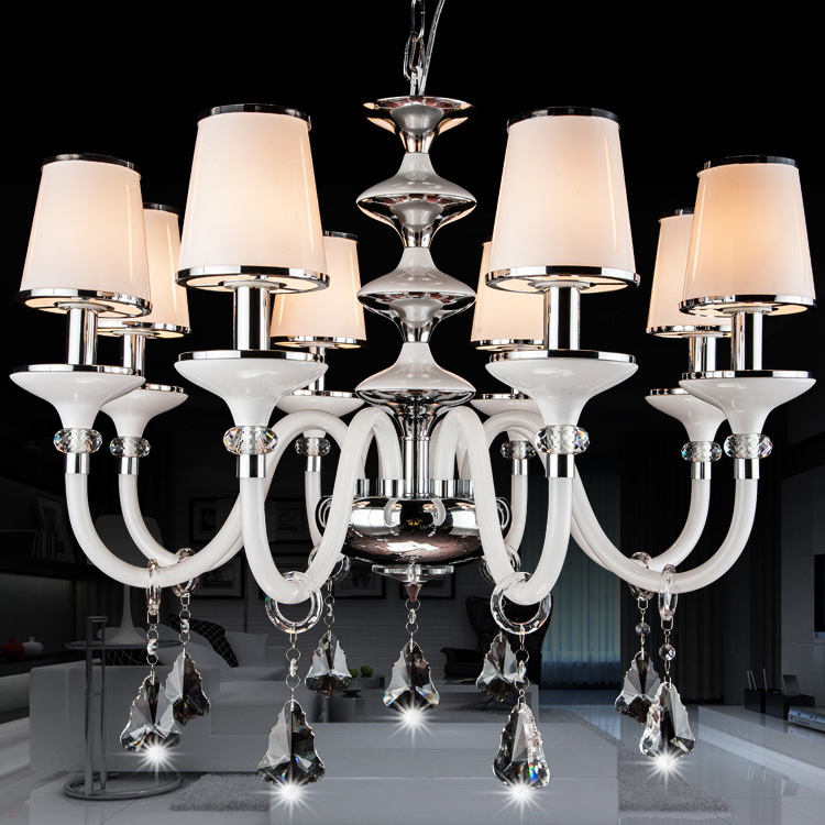 luxury wedding party chandelier decoration for living room lustre de teto sala de jantar crystal indoor chandelier light fixture