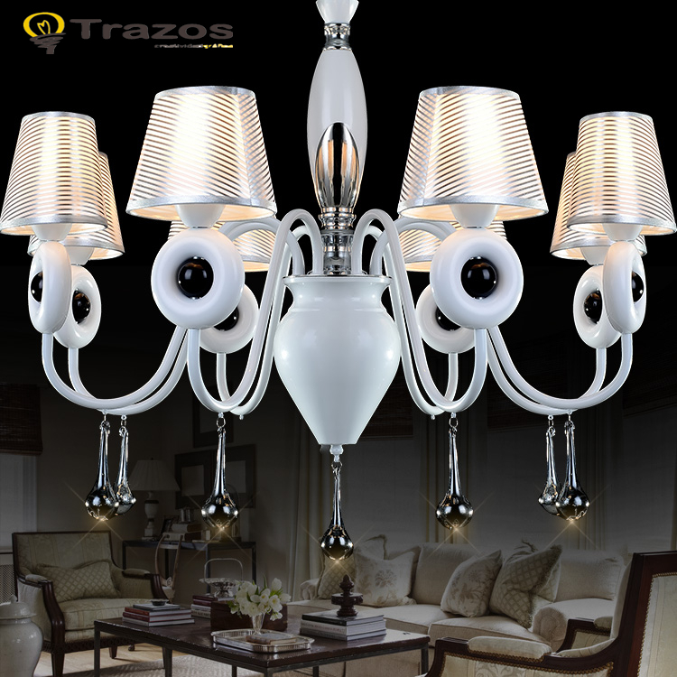 modern chandelier crystal for home decoration lustre de teto sala de jantar crystal pendant lamp christmas party chandelier