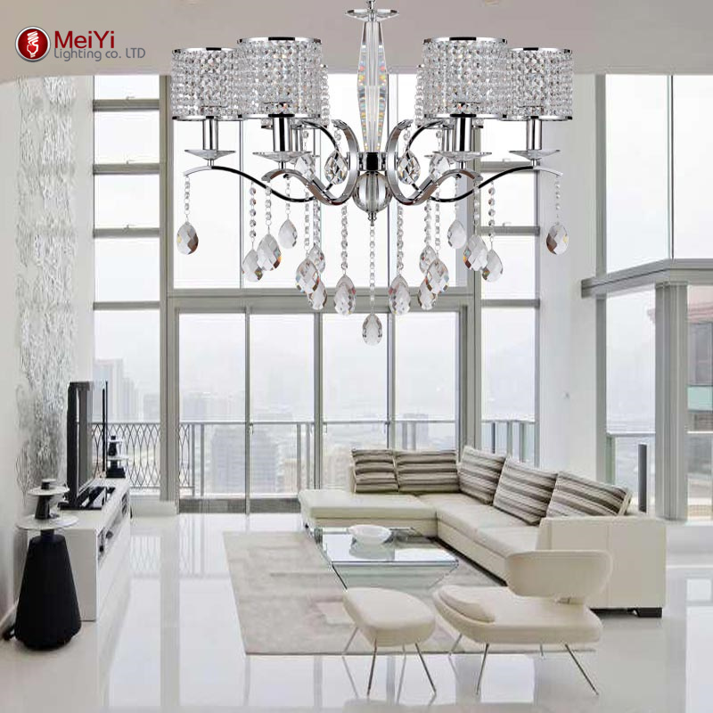 modern crystal chandelier k9 crystal 110~240v crystal chandeliers for living room or bedroom lighting decor lustre para quarto