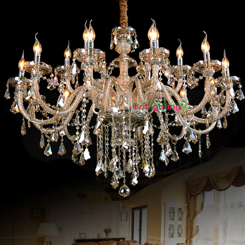 modern crystal chandelier lamp interior lighting led pendant chandelier ceiling crystal chandelier champagne