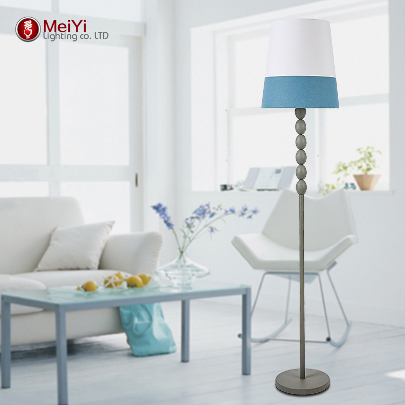 modern floor lamp for living room european fabric lampshade lampara de pie standing lamp floor lighting fixtures