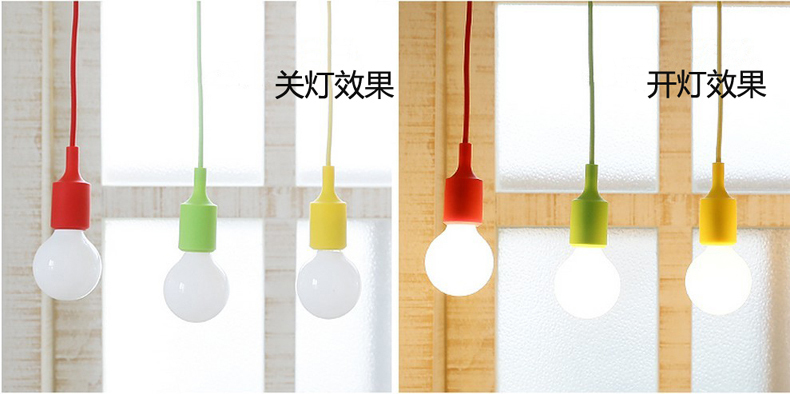 modern pendant lamps for bedroom colourful fashional silica gel pendant lamp multi color pendant lights living room