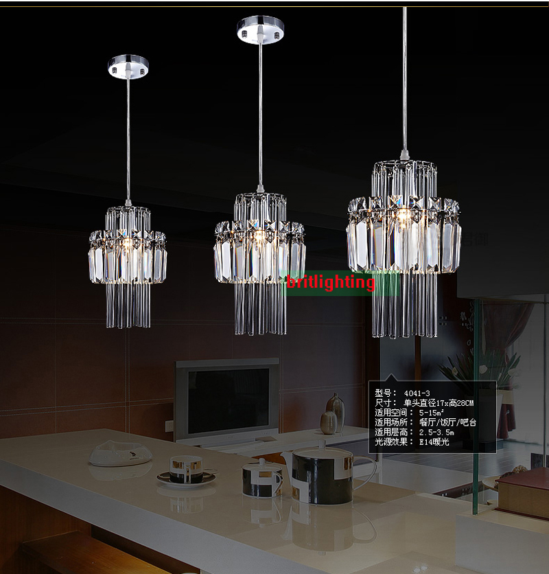 modern pendant lights for dining room led pendant lamp for kitchen crystal pendant light adjustable wire lamps bar decoration - Click Image to Close