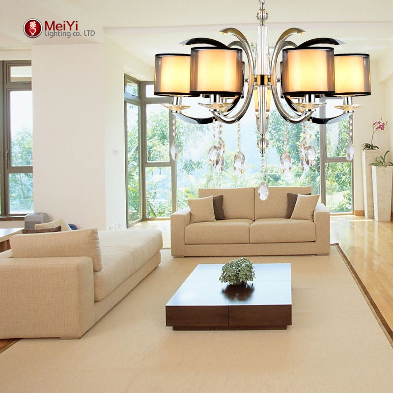new arrival luxury iron k9 crystal chandelier light lighting el hall living room dining room