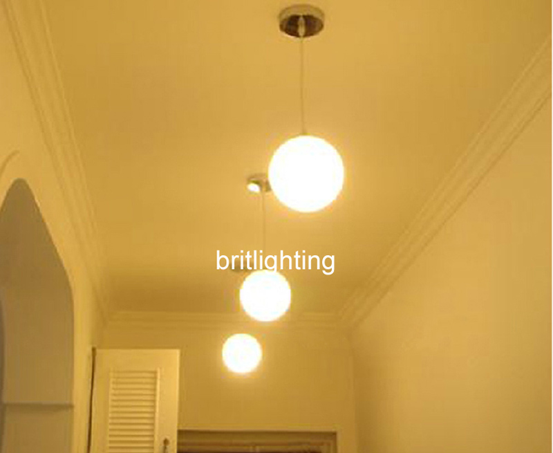 pendant light wrought iron single head modern brief restaurant lights white glass pendant lamp globe lamp bedroom lamps globe
