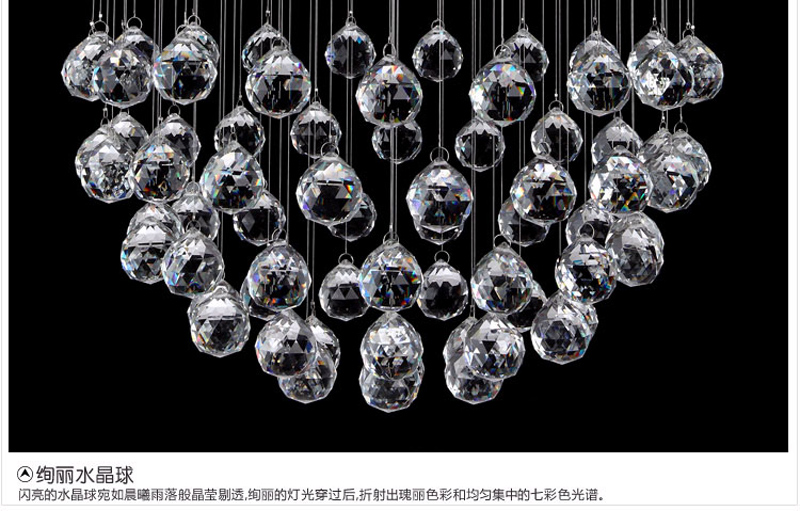sphere style crystal chandelier glass globe chandeliers modern ceiling crystal chandelier rain drop lights led hanging lights