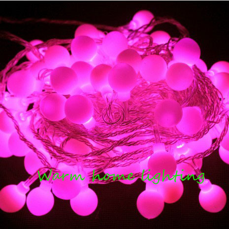 110v / 220v 100 leds 10m string lights ball fairy light for party christmas wedding new year indoor&outdoor decoration lighting - Click Image to Close