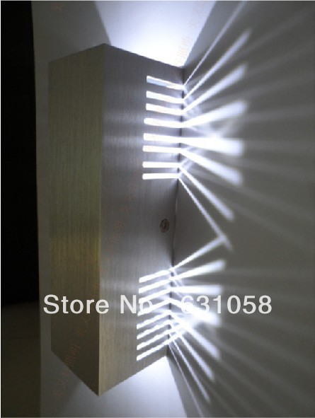 2*1w led wall lamp high power led,modern minimalist bedroom living room decorative lighting 100-240v energy saving - Click Image to Close