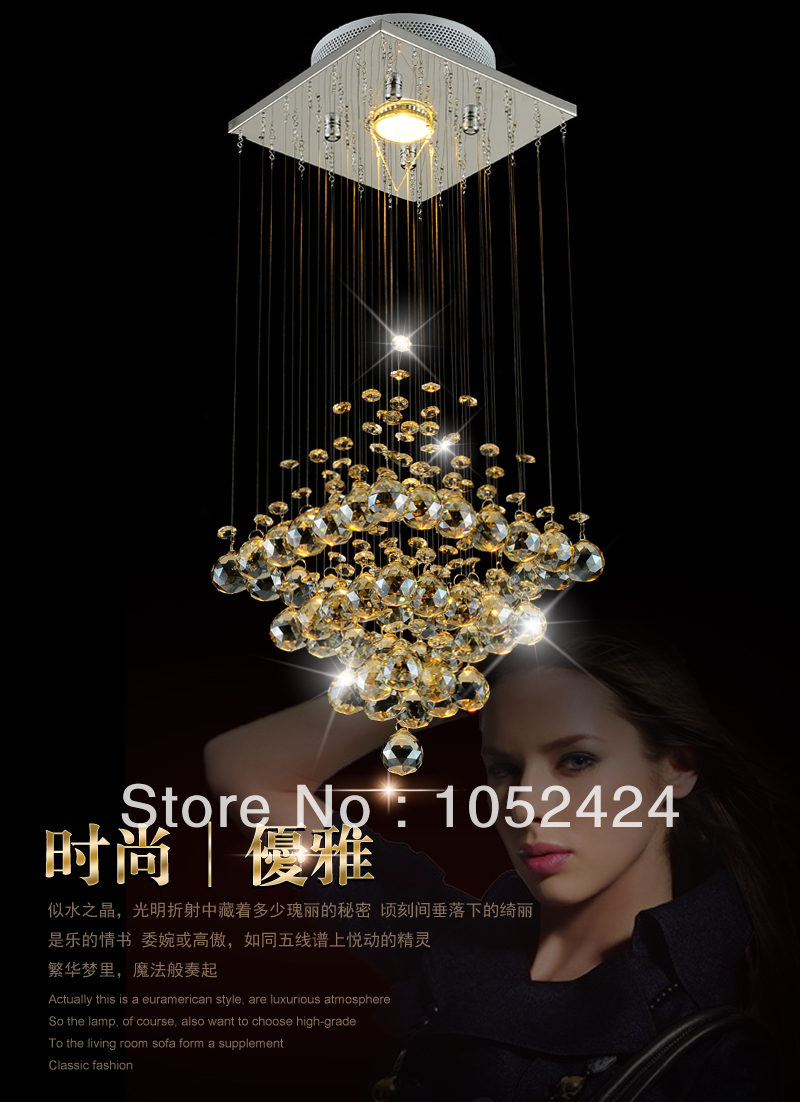 35w crystal semi flush mount, 1 light, lamps, led lamp, ceiling lights, , #sh5011