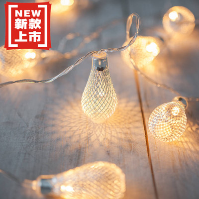 4m 40bulbs garland on batteries christmas led string light led party lights home bedroom/living room decoration warm white