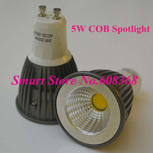 50pcs/lot fedex 3w/5w gu10 base socket led cob spot bulb 45degree ac110v/220v/230/240v 3w warm white gu10 spot