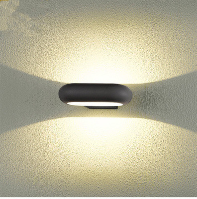 brief aluminium outdoor led wall lamp waterproof lighting fitting gazebo wall lamps import led 5w 220-240v lampara de pared