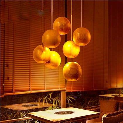 brief wooden pendant light lustres de sala led dinning room kitchen pendant lighting restaurant pendentes para sala de jantar