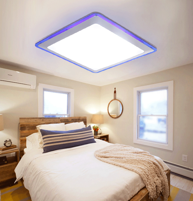 flush mount led modern ceiling light living 12w bed living room foryer