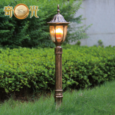 h77cm black/bronze garden lamp post lighting outdoor post light path street lamp die-casting aluminum fitting for europe