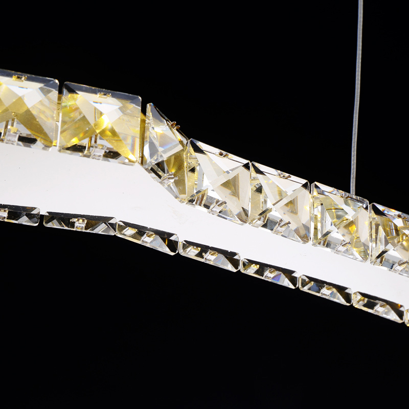 happy 25 aug modern led pendant lamp led pendant light guitar shape 90-265v crystal pendant light for dinning room