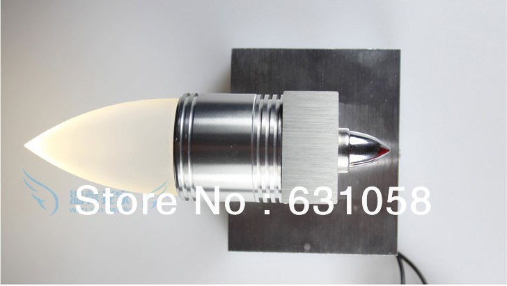 modern bullet led 3w/1w wall lamp / wall sconces light / minimalist hall porch walkway light wall lamp aluminum